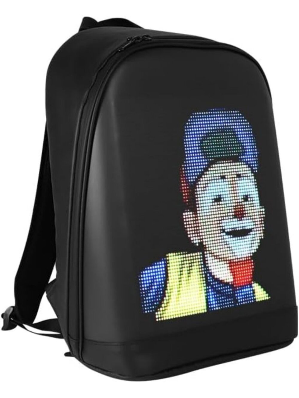 Customizable LED Color Screen Backpack | Water-Resistant Travel Bag with USB